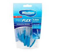 Wisdom Pro Flex Interdental Brushes 0.60mm Blue 25 Pack