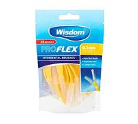 Wisdom Pro Flex Interdental Brushes 0.70mm Yellow 25 Pack