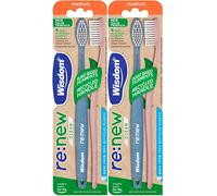 Wisdom re:New Clean Medium Twinpack x 2 (4 Brushes Total)