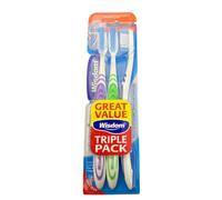 Wisdom Regular Plus Medium Toothbrushes - Triple pack