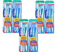 Wisdom Regular Plus Triple Pack Firm Toothbrush X 6