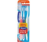 Wisdom Regular Toothbrushes Fresh Medium 3 Pack