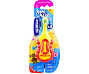 Wisdom Step By Step Super Soft Toothbrush (0-2 Years) 1 Pack