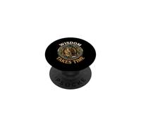 Wisdom Takes Time Owl Books Autumn PopSockets Adhesive PopGrip