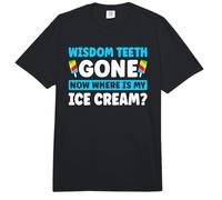 Wisdom Teeth Extraction Gone Where Ice Cream Comfort Colors Adult Heavyweight T-Shirt