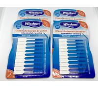 Wisdom Tooth Picks - 4 Packs BLUE Fine Clean Between Rubber Picks