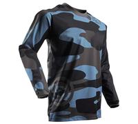 Wisdom Wolf Men's MTB Tops Mountain Bike Long Sleeve Breathable Comfortable Soft Moisture-Wicking Cycling Jersey Camouflage