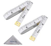 Wisdompro 2 Packs 60-Inch/150cm Soft Tape Measure, Double Sided Measuring Tape for Sewing Tailor Cloth, Body Measurement(Indexed in Metric & Standard Units) - White
