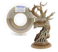 WISDREAM PLA Desert Camouflage/Latte Color/Golden Sunset Gradient Multicolor Rainbow PLA Filament, with Warm Beige Warm Mocha Color, 1.75mm,1kg(2.2 lbs), Cardboard Spool with Edge Wrap