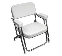 Wise 3316-784 Offshore Series Folding Deck Chair, Brite White