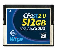 Wise 512GB 510MB/Sec CFast 2.0 Memory Card