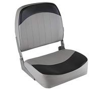 Wise 8WD734PLS-664 Low Back Boat Seat, Grey/Charcoal