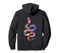 Wise as Serpents, Gentle as Doves Floral Snake Pullover Hoodie