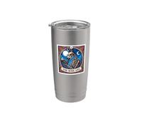 Wise Ass Skeleton Donkey Reading Book Scholar Stainless Steel Insulated Tumbler