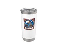 Wise Ass Skeleton Donkey Reading Book Scholar Stainless Steel Insulated Tumbler