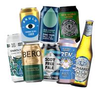 Wise Bartender - BBQ Beers Pack' - 8 Alcohol Free Sessionable Beers (0.5% ABV)