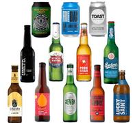 Wise Bartender Lager Lout Alcohol Free Beer Gift Set (Pack of 12) | Alcohol Free Beers, Perfect Gifts for Men, Women, Dad, Him, Christmas, Birthdays, Anniversaries and Special Occasions