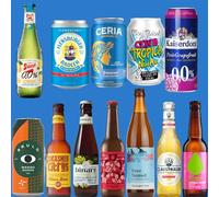 Wise Bartender Sweet and Sour Alcohol Free Beer Gift Set (Pack of 12) | Alcohol Free Beer, Perfect Gifts for Men, Women, Him, Christmas, Birthdays, Men's and Women's Gift Sets for Special Occasions