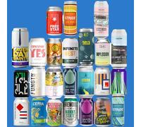 Wise Bartender The Beer Can Can' Alcohol-Free Beer Gift Set (Pack of 12) | Alcohol Free Beers, Perfect Gifts for Men, Women, Dad, Him, Christmas, Birthdays and Special Occasions
