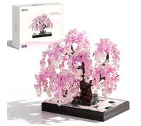 Wise Block Cherry Blossom Bonsai Tree Building Set for Adults, 900 PCS
