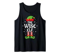 Wise Elf Xmas Family Matching Elf Squad Christmas Tank Top