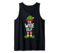 Wise Elf Xmas Matching Family Elf Squad Christmas Tank Top