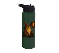 Wise Frog Wizard Toad Sorcerer Magic Amphibian Stainless Steel Insulated Water Bottle