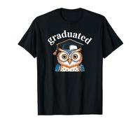 Wise Graduate Owl, College University Graduation Bird T-Shirt