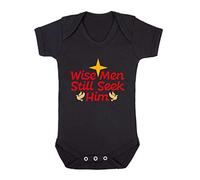 Wise Men Still Seek him [BCX] Baby Grow Vest, 6-12 Months, Black