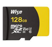 Wise microSDXC UHS-II V60 128GB R:290MBs / W:100MBs WI-MSD-S128