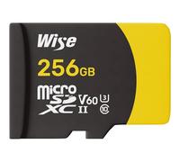 Wise microSDXC UHS-II V60 256GB R:290MBs / W:150MBs WI-MSD-S256