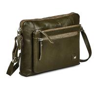 Wise Owl Accessories Leather Crossbody Bags for Women Small Soft Genuine Pebbled Sling Shoulder Handbag Crossover Purse with Full Adjustable Strap (Olive Nappa)