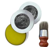 Wise Owl Furniture Salve for Leather,Leather Repair Cream with Brush,Leathers & Furnitures Scratch Remover Repair Salve for Wood Furniture,Deep Repairs Car Seat Leathers Furnitures Polish(2pcs)