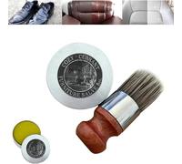 Wise Owl Furniture Salve for Leather, Leather Salve for Furniture, Leather Furniture Salve and Brush, Leather Conditioner Restorer & Polish, Deep Leather Cleaner Set for Furniture, Car Seats (1 Pack)