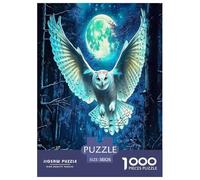 Wise Owl Jigsaw Puzzles Puzzle for Adults Kids. 1000 Pieces Cartoon Colorful Animals Great Gifts Challenge Toy Educational Game Home Decoration for Adults& Kids Age 14 Years Up 38x26cm/1000pcs
