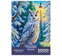 Wise Owl Jigsaw Puzzles Puzzle for Adults Kids. 1000 Pieces Cartoon Colorful Animals Whimsical Challenge Toy Educational Game Home Decoration for Educational Games Gifts 70x50cm/1000pcs