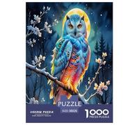 Wise Owl Jigsaw Puzzles Puzzles for Adults Kids. 1000 Piece Cartoon Colorful Animals Great Gifts Challenge Toy Educational Games Home Decoration for Adults& Kids Age 14 Years Up 38x26cm/1000pcs