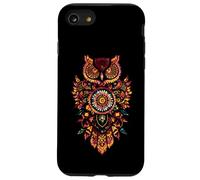 Wise Owl Mandala Dreamcatcher Spirit Symbol Forest Case for iPhone SE (2020) / 7/8