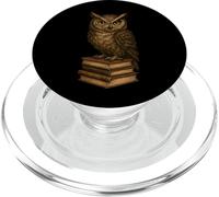 Wise Owl Monocle Books Scholar Academic Art PopSockets PopGrip for MagSafe