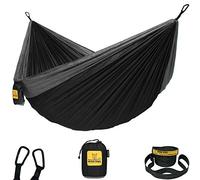 Wise Owl Outfitters Camping Hammock - Single or Double Sized Indoor & Outdoor Hammocks w/ Storage Bag - Backpacking and Travel Accessories