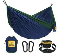 Wise Owl Outfitters Camping Hammock - Single or Double Sized Indoor & Outdoor Hammocks w/ Storage Bag - Backpacking and Travel Accessories