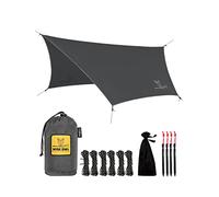 Wise Owl Outfitters Camping Tarp - Waterproof Rain Fly Tarp for Hammock and Shelter - Camping Accessories with Tent Stakes and Carry Bag
