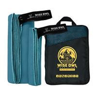 Wise Owl Outfitters Camping Towel Ultra Soft Compact Quick Dry Microfiber - Great for Fitness, Hiking, Yoga, Travel, Sports, Backpacking & The Gym - Free Bonus Hand Towel 24x48 MB