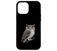 Wise Owl Perched Illustration Symbol of Wisdom & Nature Case for iPhone 12 Pro Max
