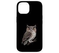 Wise Owl Perched Illustration Symbol of Wisdom & Nature Case for iPhone 14