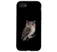 Wise Owl Perched Illustration Symbol of Wisdom & Nature Case for iPhone SE (2020) / 7/8