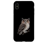 Wise Owl Perched Illustration Symbol of Wisdom & Nature Case for iPhone XS Max