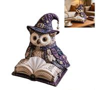 Wise Owl Quilted Tissue Box DIY Sewing Kit,DIY Patchwork Owls Holder Cover,Handmade Quilted Owls Tissue Box Cover Sewing Kit for Beginners,Creative Home Decor Gift for Women (A#)