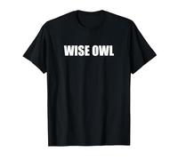 Wise Owl T-Shirt, Men, Black, M