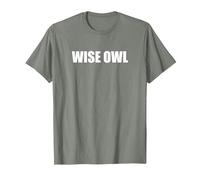 Wise Owl T-Shirt, Men, Olive Heather, Medium